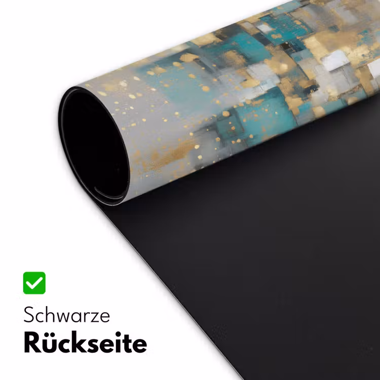 Abstract - Blokken - Goud - Skyline Muismat XXL klein -ysfeer2_duits
