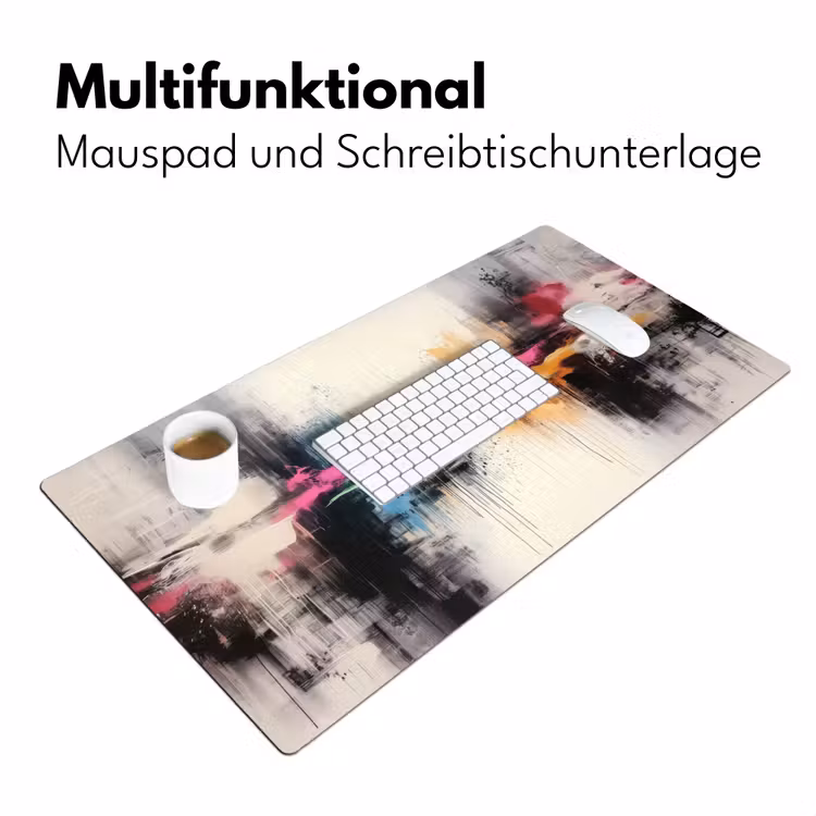 Abstract - Kleurexplosie - Landschap Muismat XXL klein -ysfeer4_duits