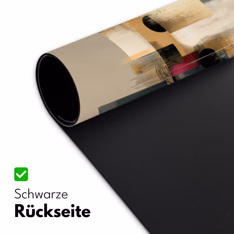 Abstract - Vormen - Beige - Texturen Muismat XXL klein -ysfeer2_duits