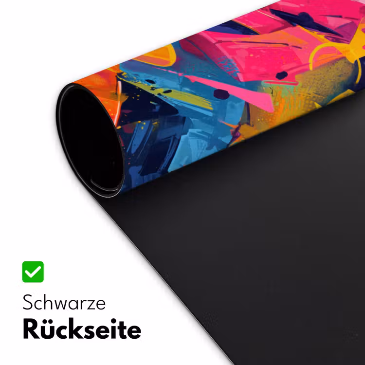 Abstract - Vormen - Kleurrijk Muismat XXL klein -ysfeer2_duits