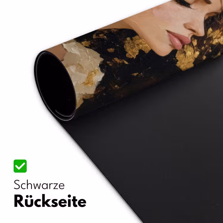 Abstract - Vrouw - Bloemen - Wit Muismat XXL klein -ysfeer2_duits