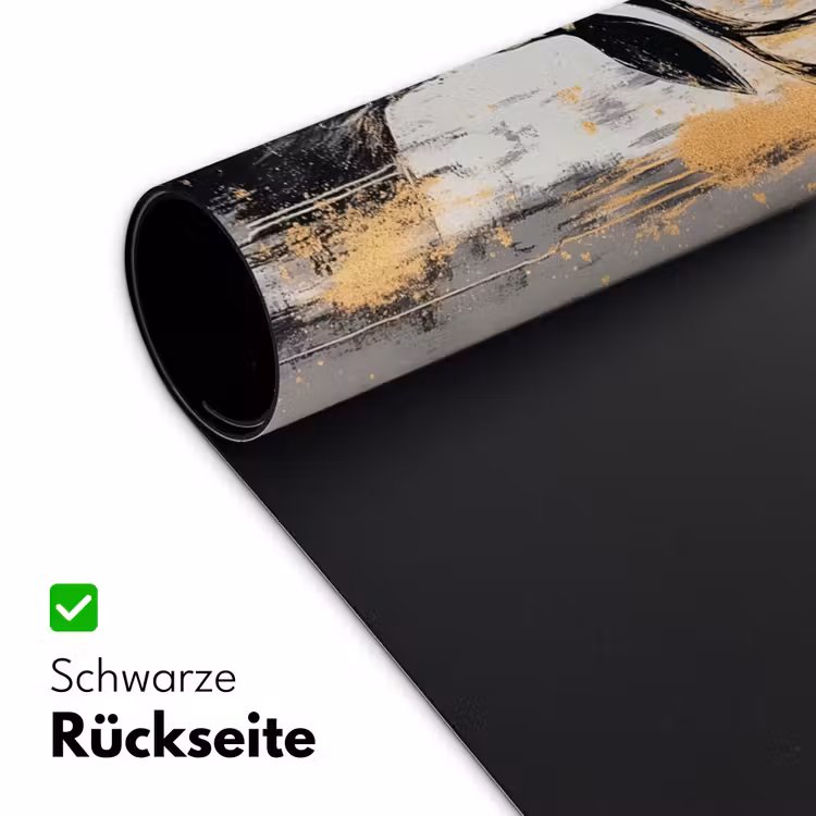 Abstract - Hert - Gewei - Goud Muismat XXL klein -ysfeer2_duits