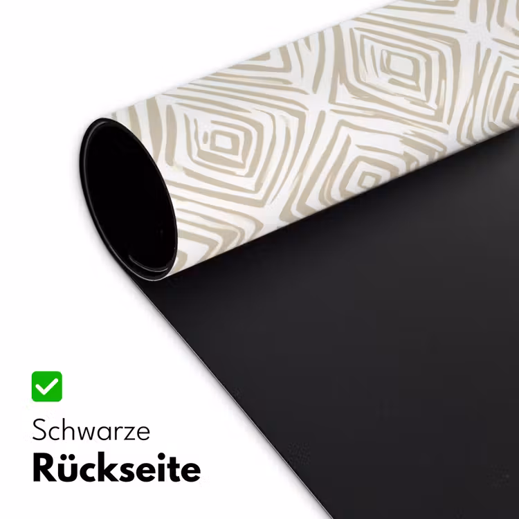 Abstract - Ruit - Beige Muismat XXL klein 681 -ysfeer2_duits