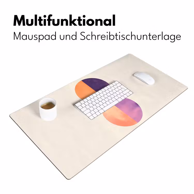Abstract - Cirkels - Paars Muismat XXL klein -ysfeer4_duits