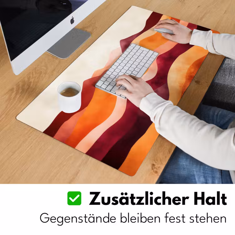 Abstract - Landschap - Golven Muismat XXL klein -ysfeer3_duits