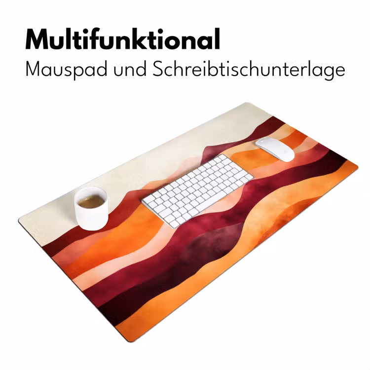 Abstract - Landschap - Golven Muismat XXL klein -ysfeer4_duits