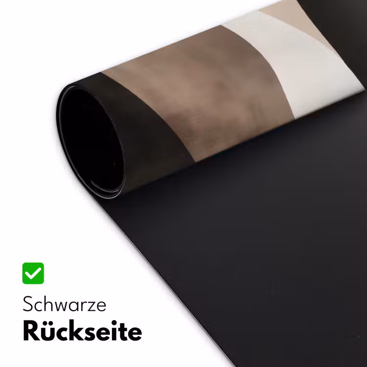 Abstract - Landschap - Golven - Crèmekleur Muismat XXL klein -ysfeer2_duits