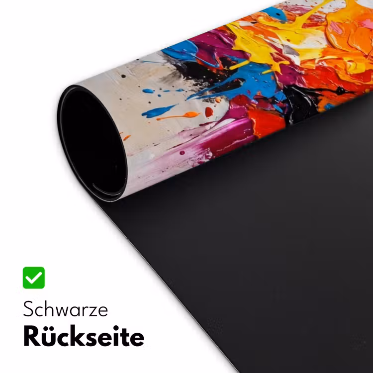 Abstract - Schilderij - Kleurrijk - Dynamisch Muismat XXL klein -ysfeer2_duits