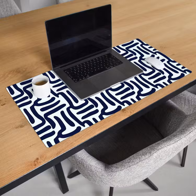 Abstract - Modern - Blauw Muismat XXL klein 681 -sfeer1