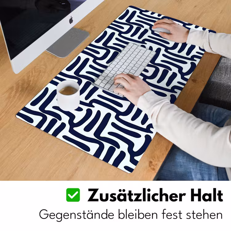 Abstract - Modern - Blauw Muismat XXL klein 681 -ysfeer3_duits