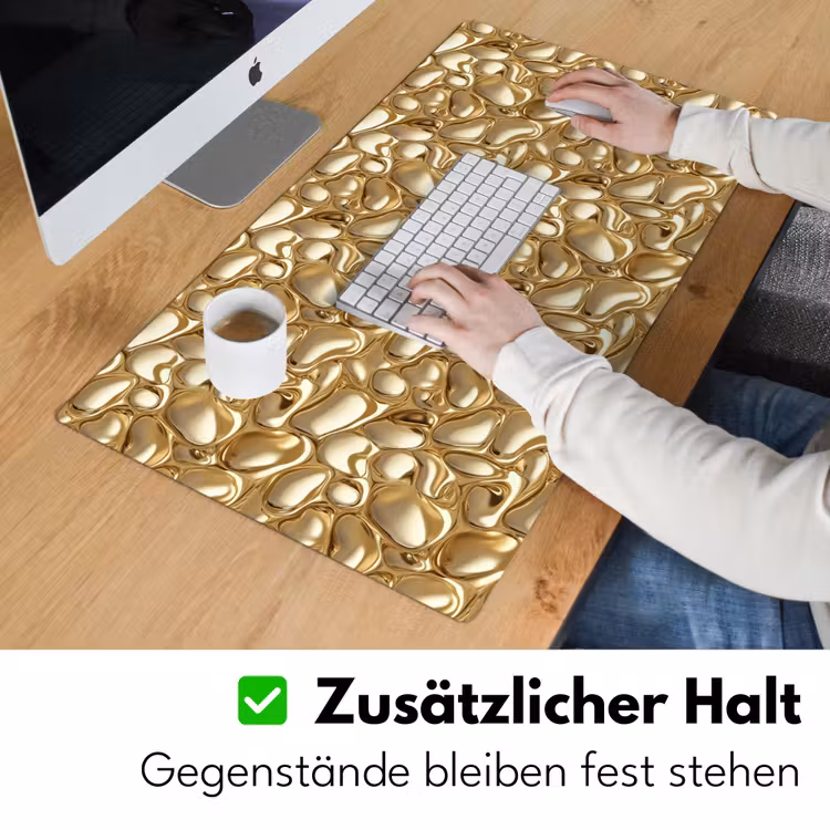 Abstract - Modern - Goud Muismat XXL klein 681 -ysfeer3_duits