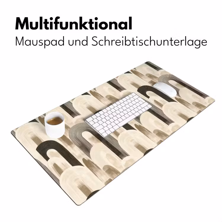 Abstract - Patroon - Bogen Muismat XXL klein 681 -ysfeer4_duits