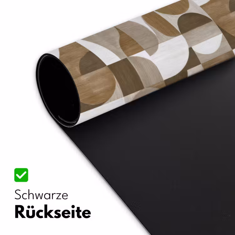 Abstract - Retro - Bruin Muismat XXL klein 681 -ysfeer2_duits