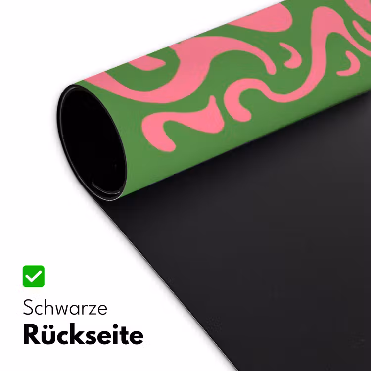 Abstract - Roze - Ciao - Vormen Muismat XXL klein -ysfeer2_duits