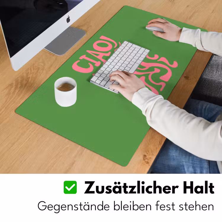 Abstract - Roze - Ciao - Vormen Muismat XXL klein -ysfeer3_duits