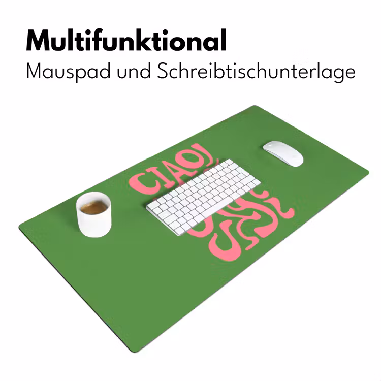 Abstract - Roze - Ciao - Vormen Muismat XXL klein -ysfeer4_duits