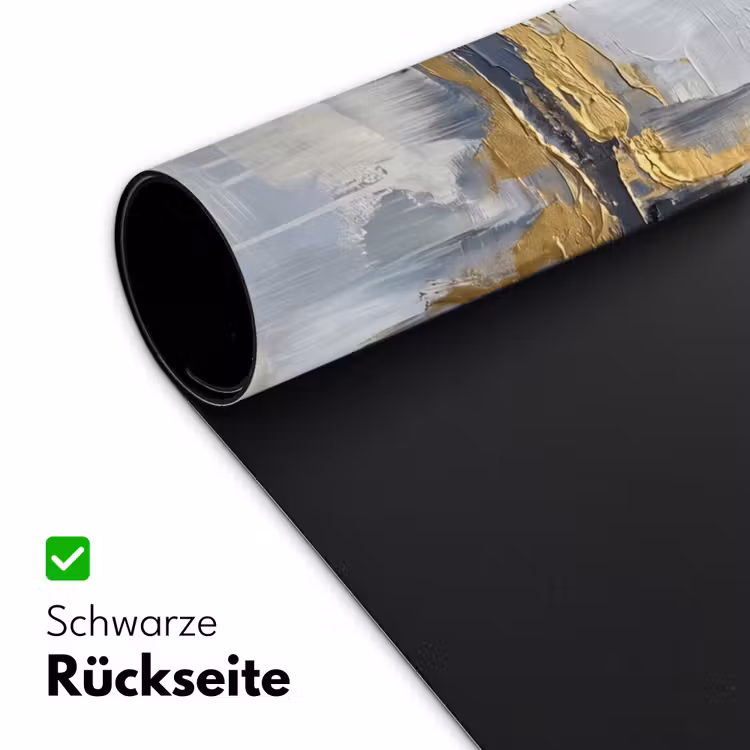 Abstract - Structuur - Goud - Grijs - Modern Muismat XXL klein -ysfeer2_duits