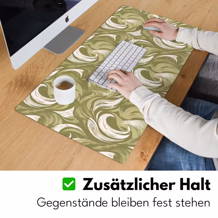 Abstract - Textuur - Groen Muismat XXL klein 681 -ysfeer3_duits
