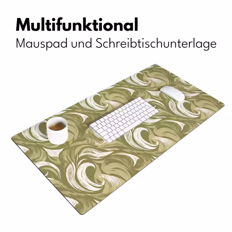 Abstract - Textuur - Groen Muismat XXL klein 681 -ysfeer4_duits