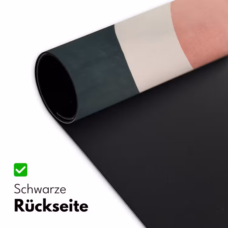 Abstract - Golven - Sierlijk - Roze Muismat XXL klein -ysfeer2_duits