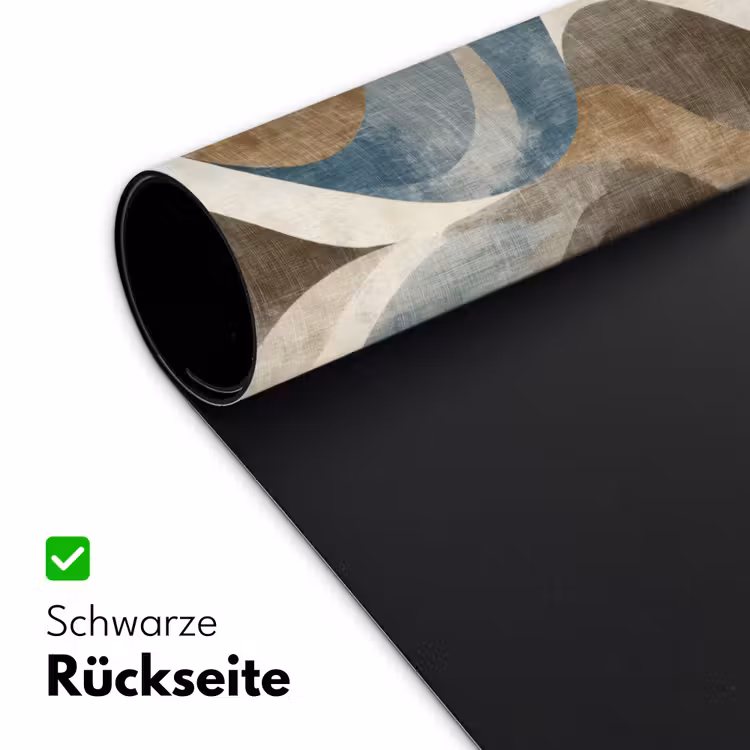 Abstract - Golven - Kleurrijk Muismat XXL klein 681 -ysfeer2_duits