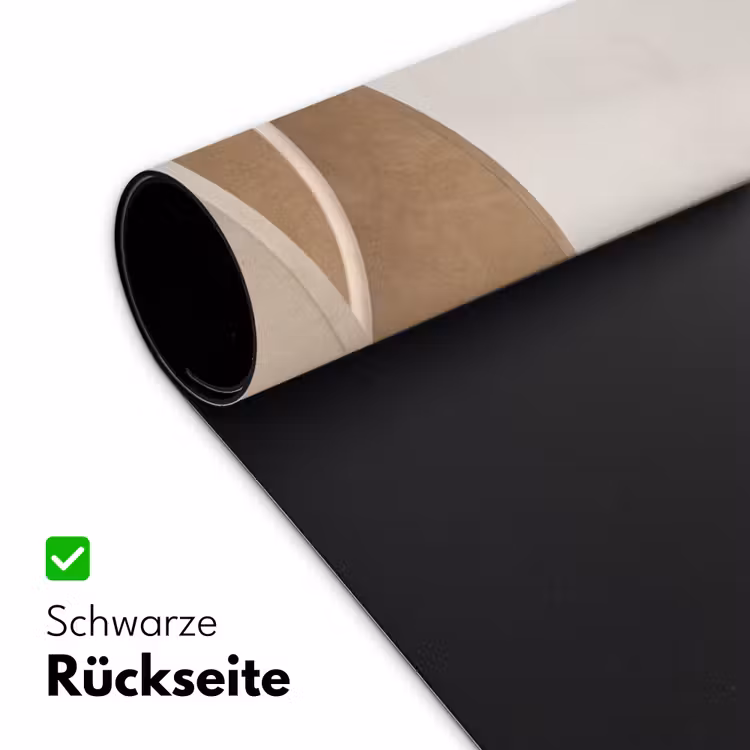 Abstract - Golven - Modern - Beige Muismat XXL klein -ysfeer2_duits
