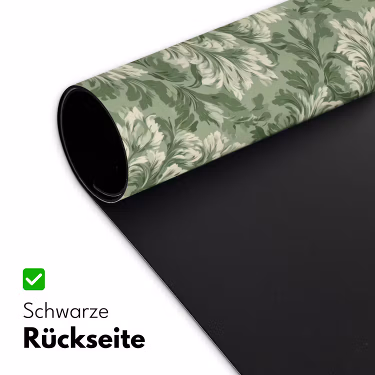 Sierlijk - Lichtgroen - Planten - Patroon - Getailleerd Muismat XXL klein 681 -ysfeer2_duits