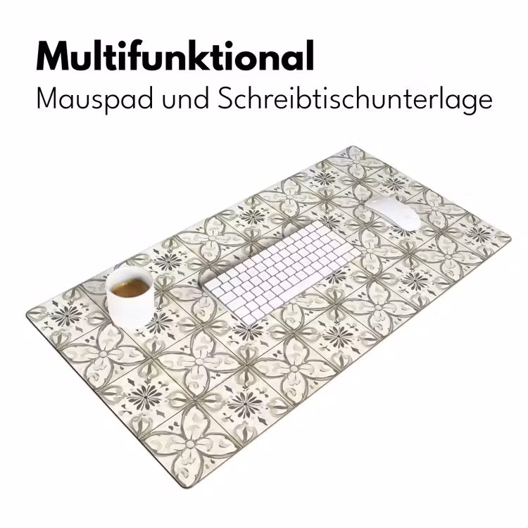 Antiek - Tegel - Beige Muismat XXL klein 681 -ysfeer4_duits