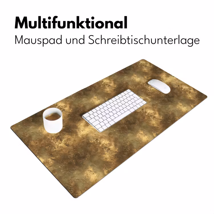 Antiek - Metaallook - Goud Muismat XXL klein 681 -ysfeer4_duits