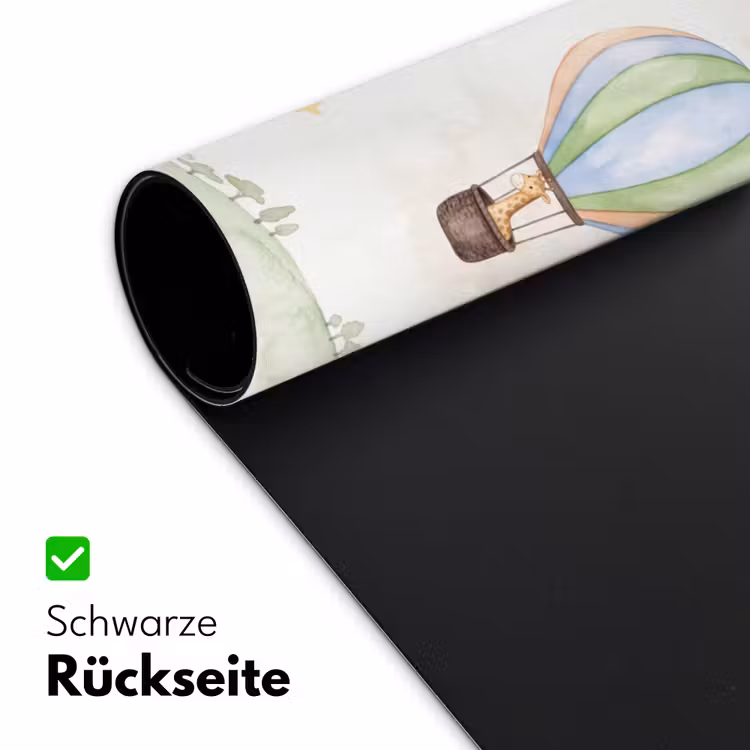 Aquarel - Luchtballonnen - Pastel Muismat XXL klein -ysfeer2_duits
