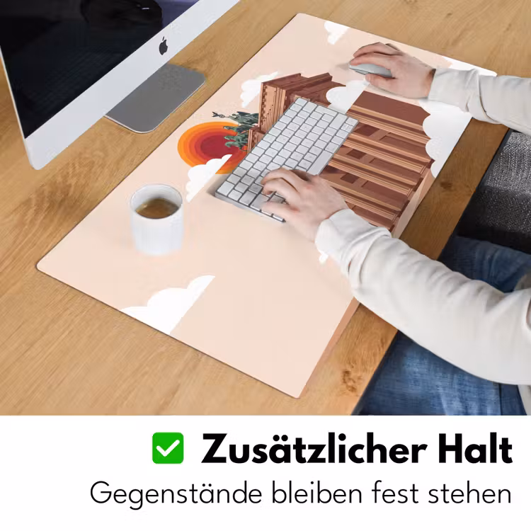 Schreibtischunterlage - Architektur – Brandenburg – Berlin – Sonnenuntergang – Historisch - Architectuur - Brandenburg - Berlijn - Zonsondergang - Historisch Muismat XXL klein