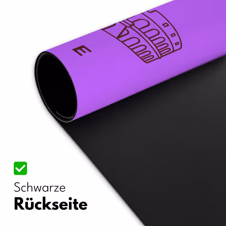 Schreibtischunterlage - Architektur – Kolosseum – Rom – Minimalistisch – Lila - Architectuur - Colosseum - Rome - Minimalistisch - Paars Muismat XXL klein