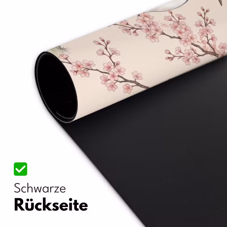 Aziatisch - Kraanvogel - Beige Muismat XXL klein -ysfeer2_duits