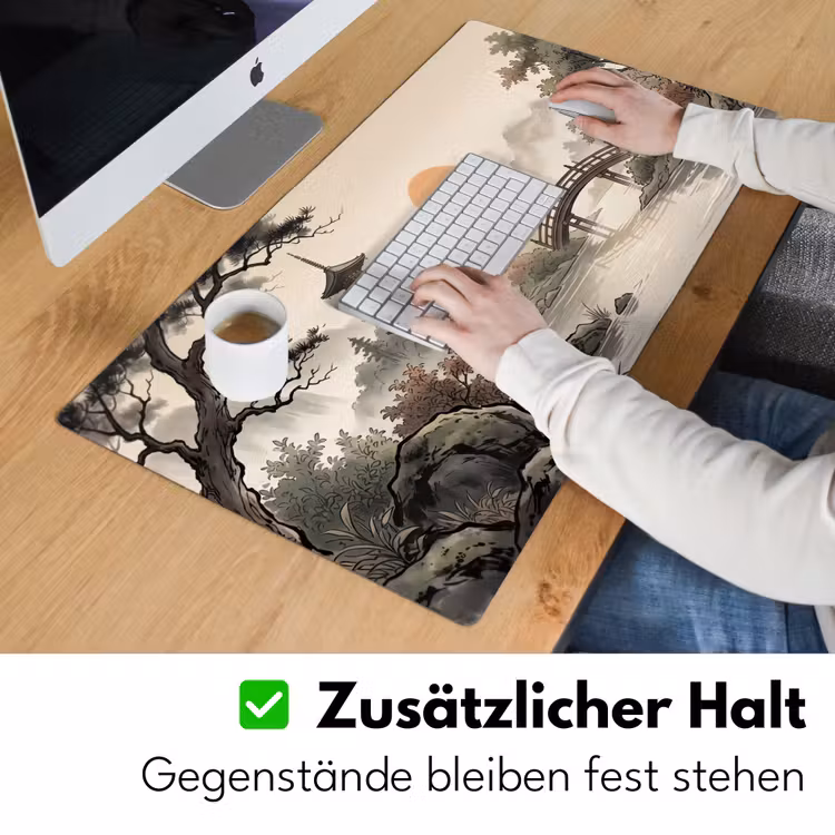 Azië - Landschap - Kleurrijk Muismat XXL klein -ysfeer3_duits