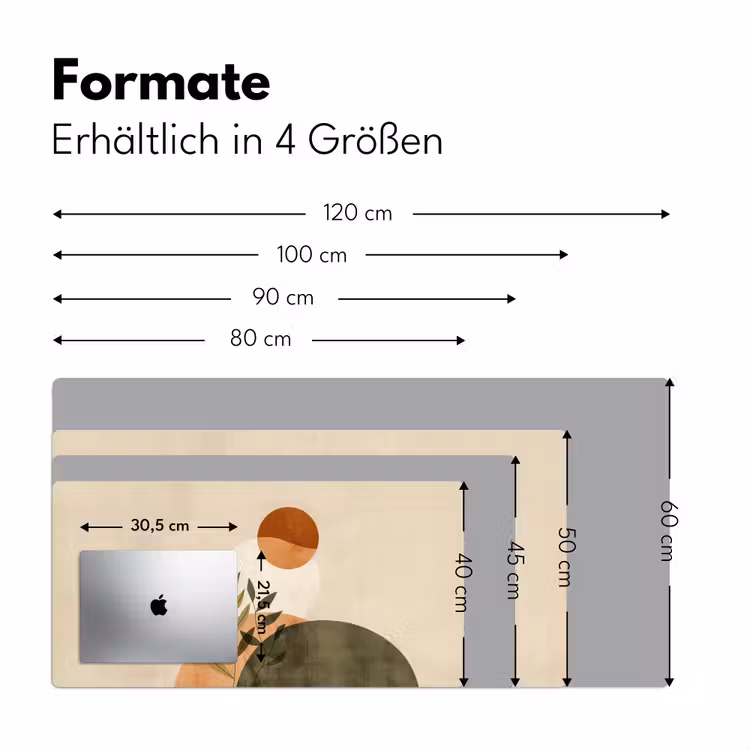Takken - Vormen - Abstract Muismat XXL klein -ysfeer5_duits