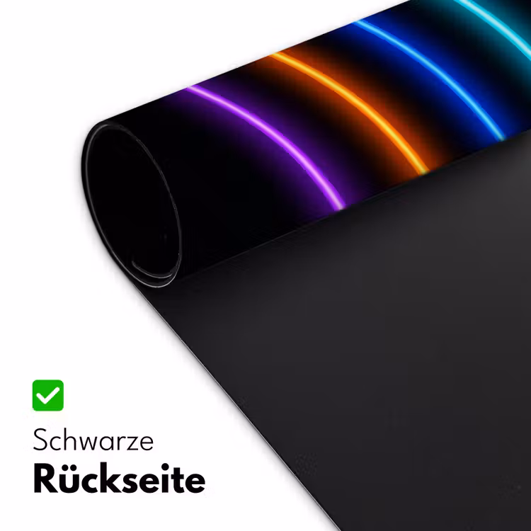 Esthetiek - Retro - Neon Muismat XXL klein -ysfeer2_duits