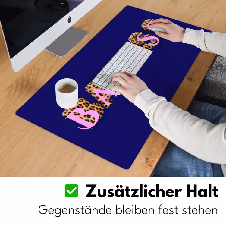 Badass - Panterpint - Schaduw - Roze Muismat XXL klein -ysfeer3_duits