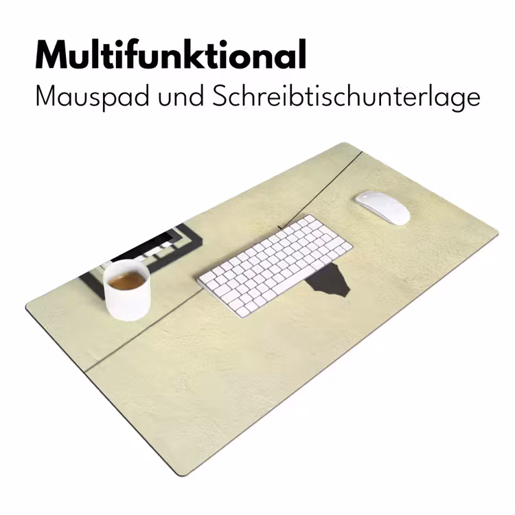 Badpak - Schaduw - Muur - Zomer - Minimalistisch Muismat XXL klein -ysfeer4_duits