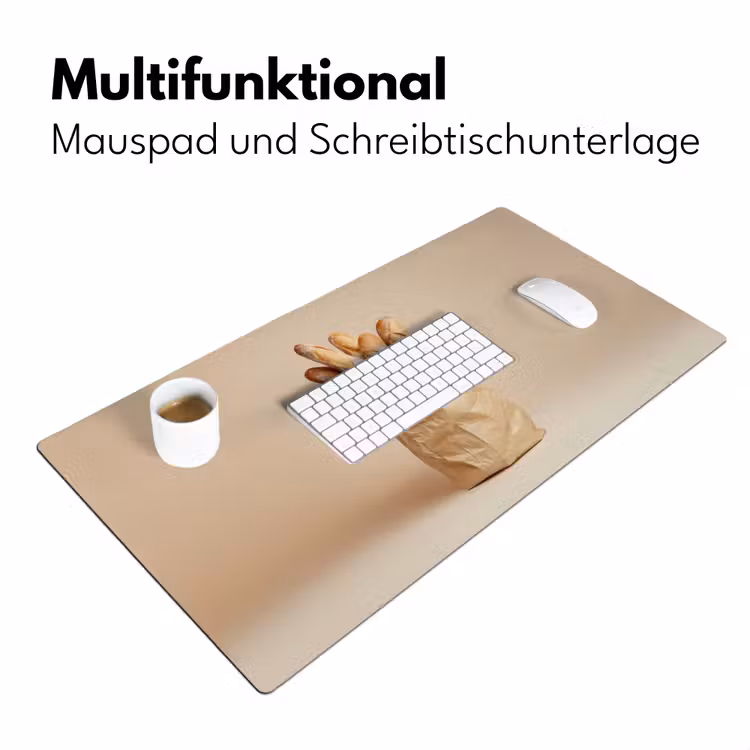 Baguette - Brood - Stokbrood - Beige Muismat XXL klein -ysfeer4_duits