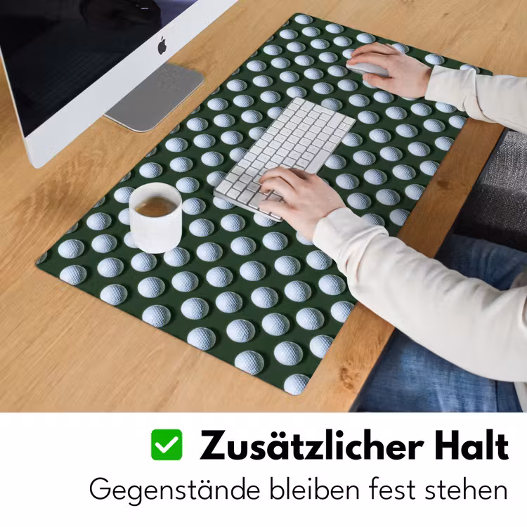 Ballen - Golf - Groen Muismat XXL klein 681 -ysfeer3_duits