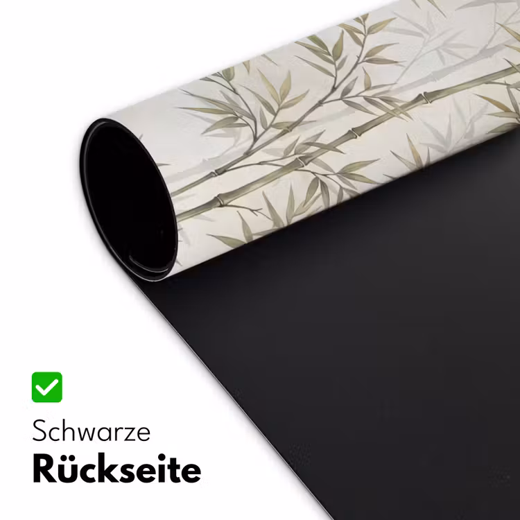 Bamboe - Bladeren - Natuur - Aquarel - Groen Muismat XXL klein -ysfeer2_duits