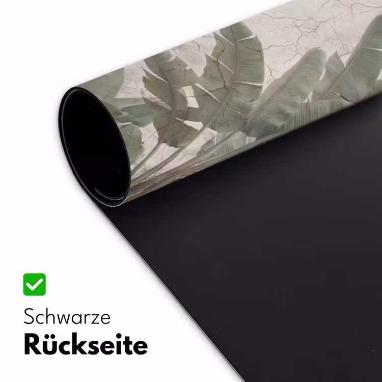Bananenbladeren - Beton - Groen Muismat XXL klein -ysfeer2_duits