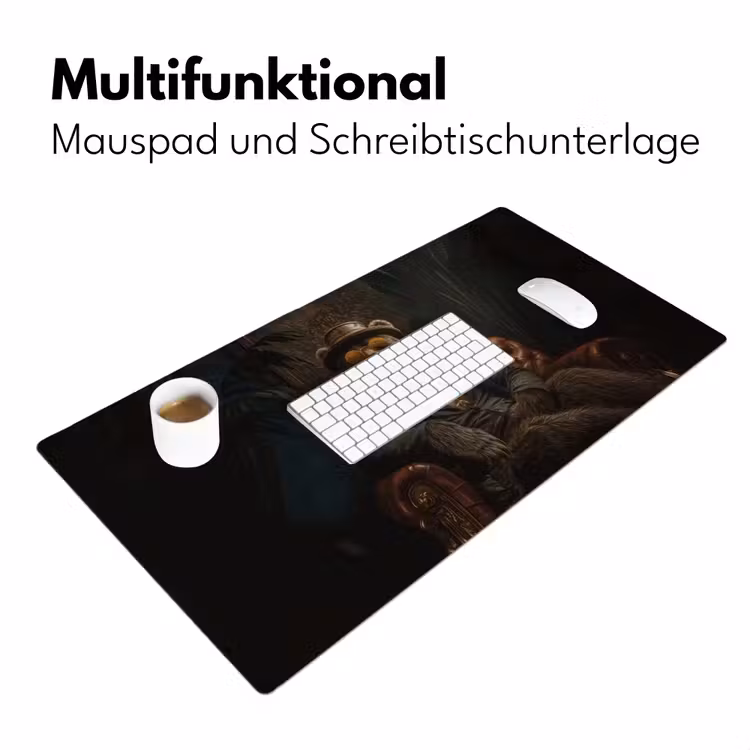 Beer - Bruin - Pak - Hoed Muismat XXL klein -ysfeer4_duits