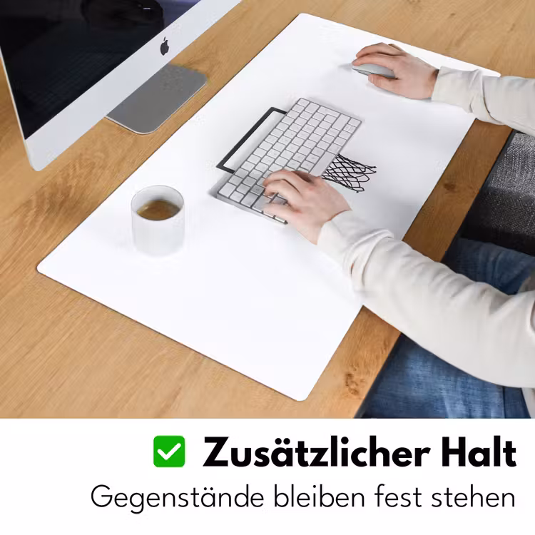 Basketbalbord - Minimalistisch - Zwart Muismat XXL klein -ysfeer3_duits