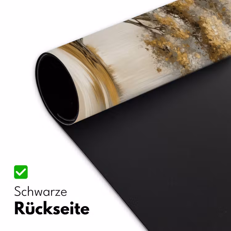 Boom - Bladeren - Abstract - Wit Muismat XXL klein -ysfeer2_duits