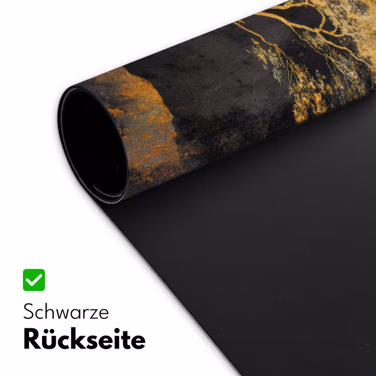 Boom - Schilderij - Goud - Abstract Muismat XXL klein -ysfeer2_duits