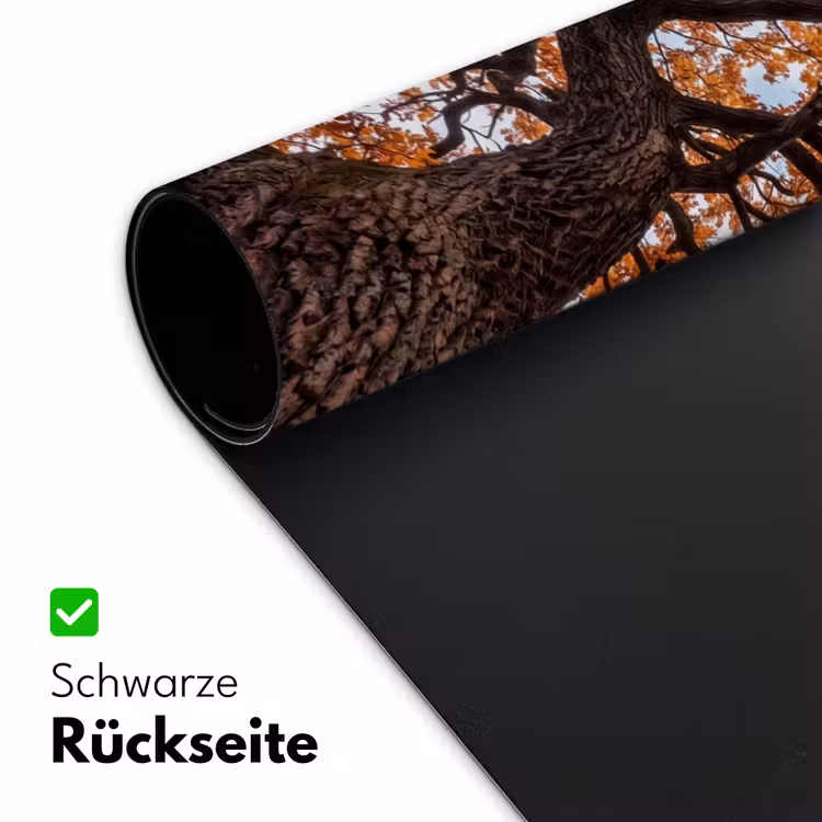 Boom - Bladerdak - Herfst - Oranje - Sfeervol Muismat XXL klein -ysfeer2_duits