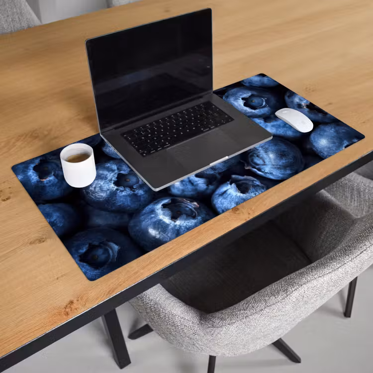 Bessen - Blauw - Fruit Muismat XXL klein -sfeer1