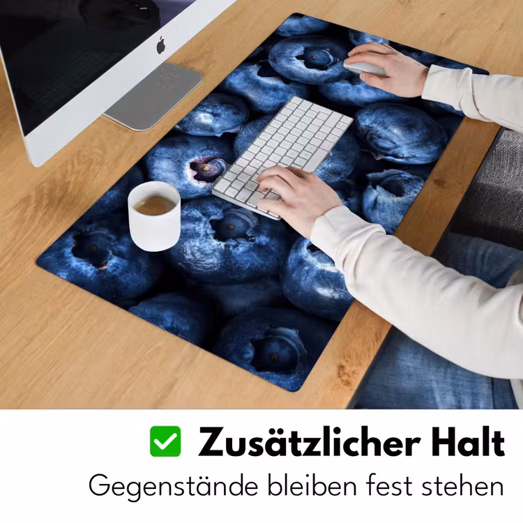 Bessen - Blauw - Fruit Muismat XXL klein -ysfeer3_duits
