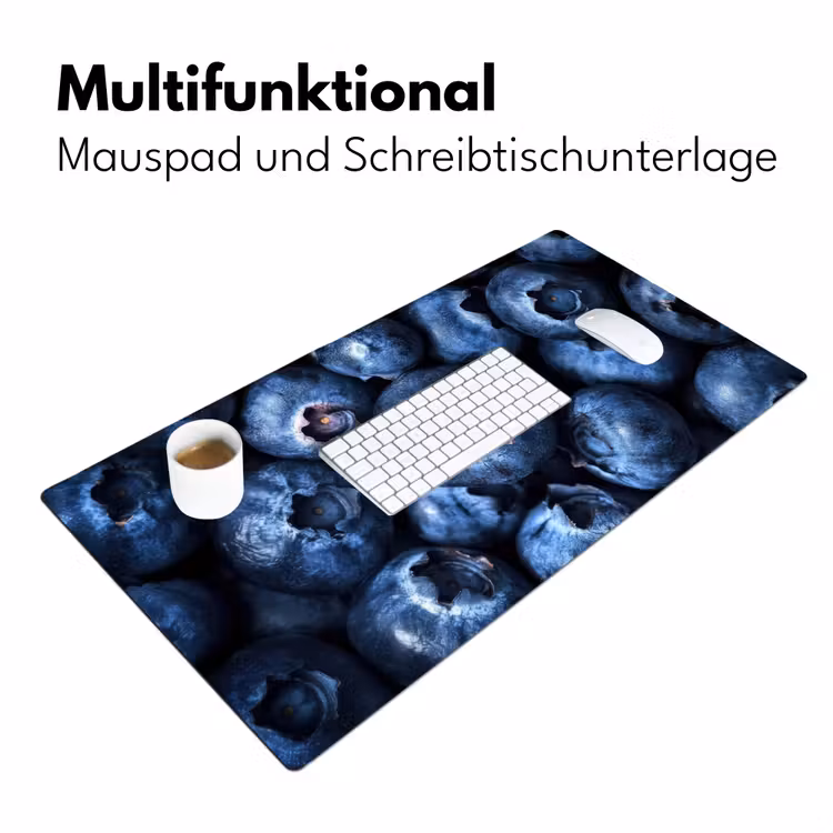 Bessen - Blauw - Fruit Muismat XXL klein -ysfeer4_duits